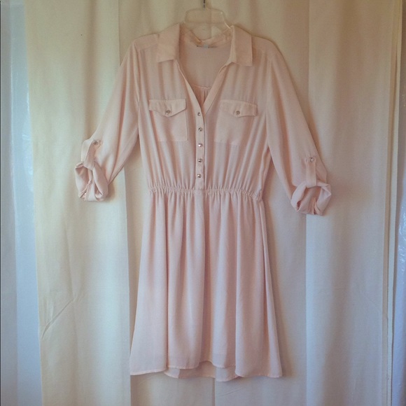 Button Front Dress - Picture 2 of 3